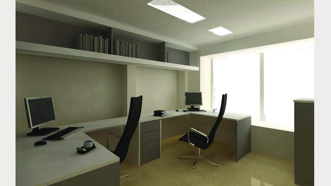 Vista de proyecto de una oficina por Estudio de Arquitectura Fernandez Long & Asociados