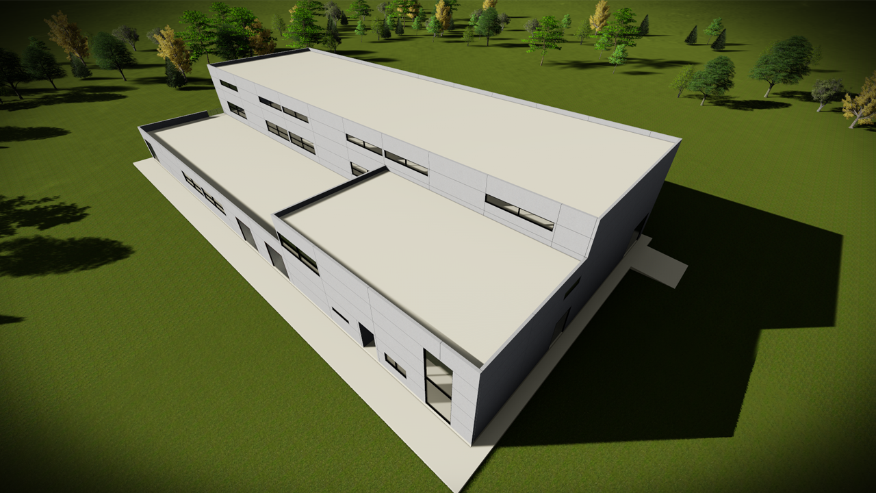 Render proyecto Riachuelo realizado por Estudio Fernandez Long y Asociados