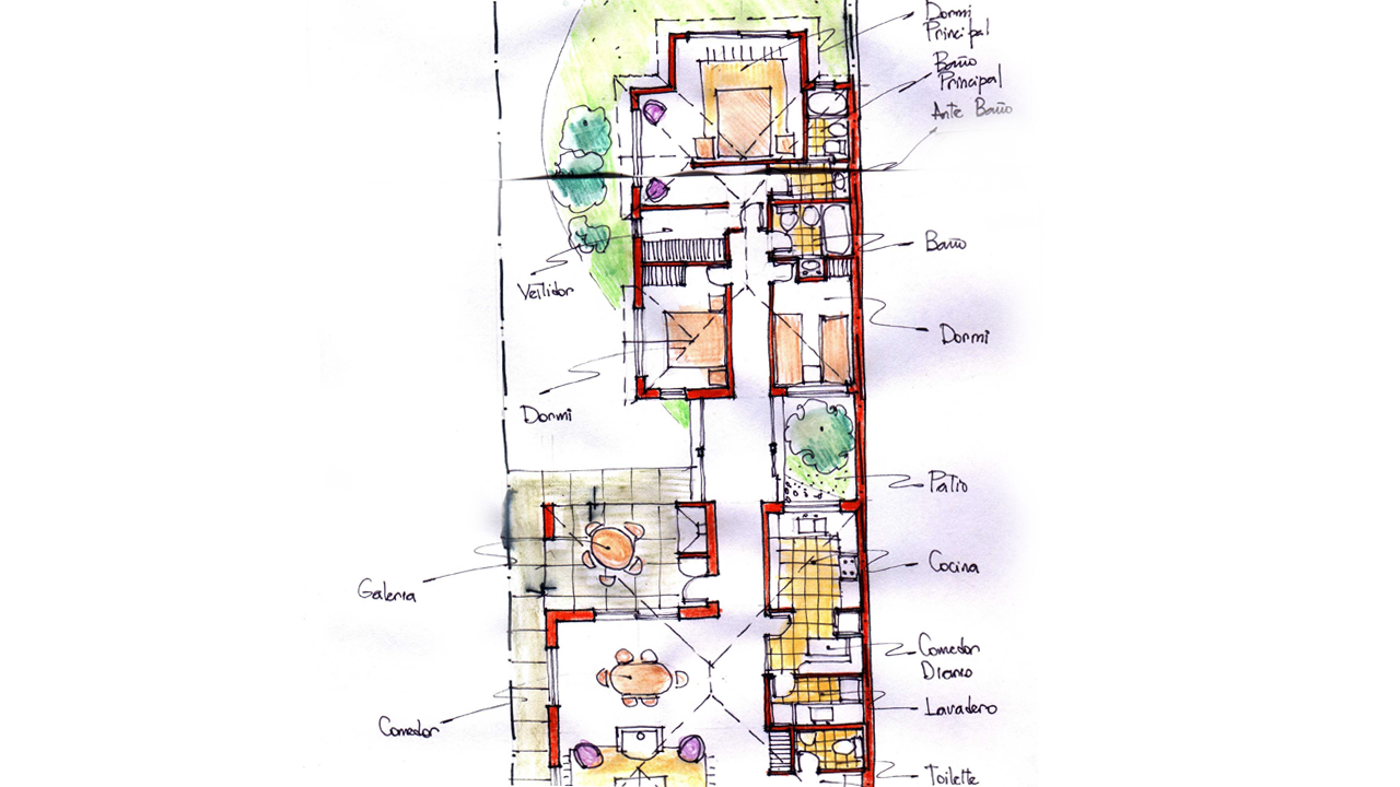 Parte de un proyecto realizado por Estudio de Arquitectura Fernández Long & Asoc