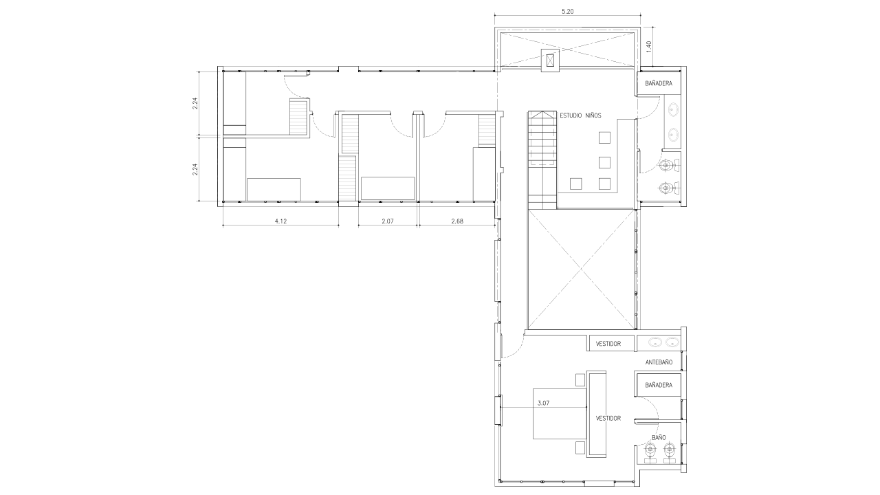 Proyecto de una casa hecha por Estudio de Arquiectura Fernández Long y Asociados