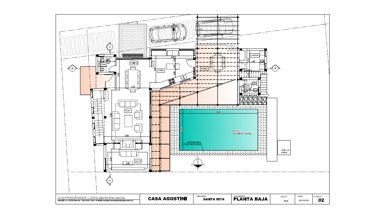 Proyecto de Arquitectura para Particulares realizado por Estudio de Arquitectura Fernández Long & Asoc