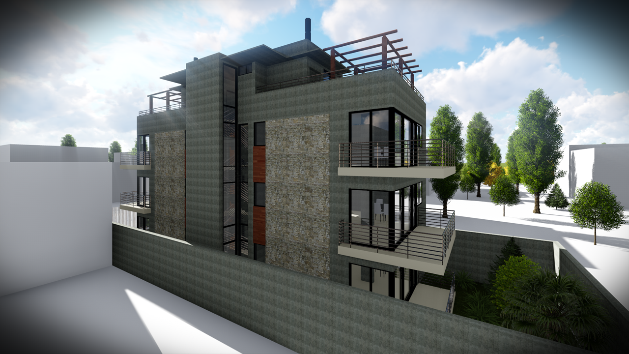 Render de proyecto  de Estudio Fernandez Long y Asociados
